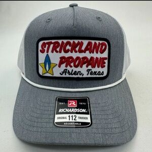 Strickland Propane Embroidered Patch Trucker Richardson 112 Rope Baseball Cap